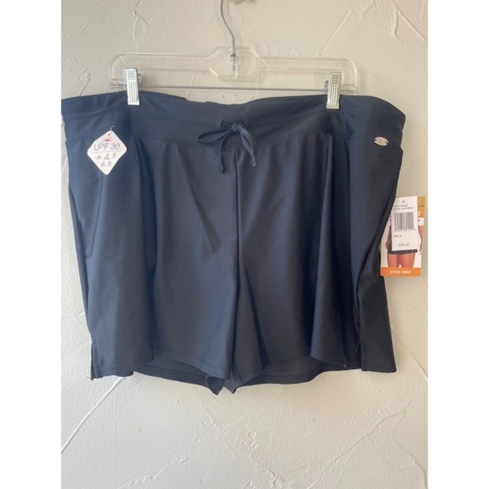 ZeroXposur Sun‎ Smart Black Action short UPF 30+ Size 2x